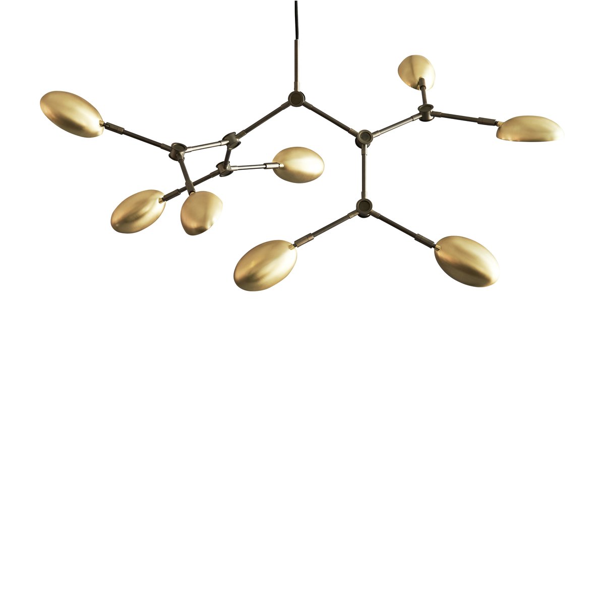 101 Copenhagen Drop Chandelier Deckenleuchte mini Messing