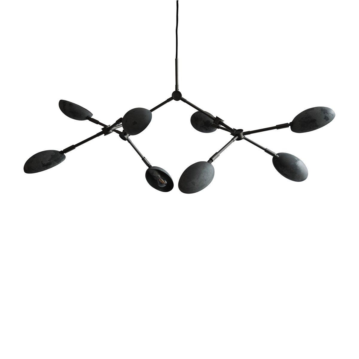 101 Copenhagen Drop Chandelier Deckenleuchte mini Oxidiert