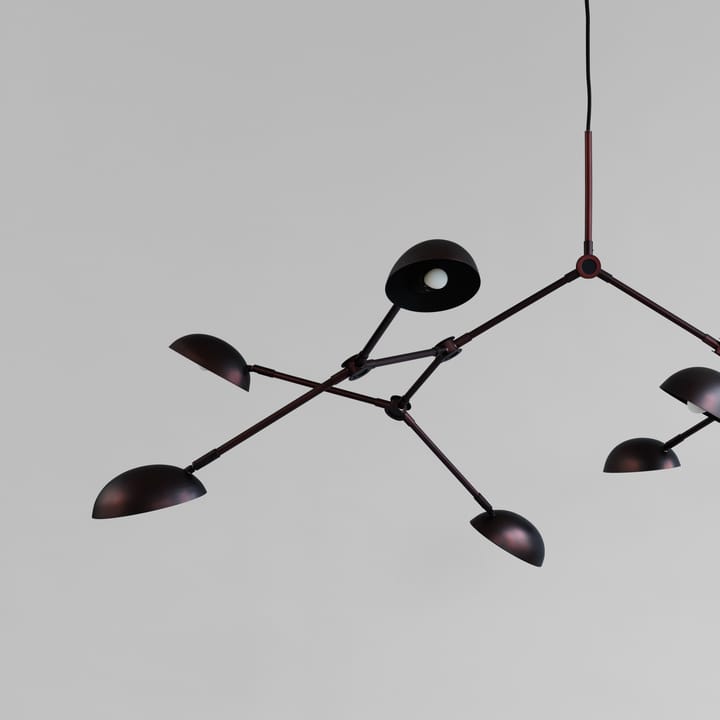 Drop Chandelier takkrona, Burned black 101 Copenhagen