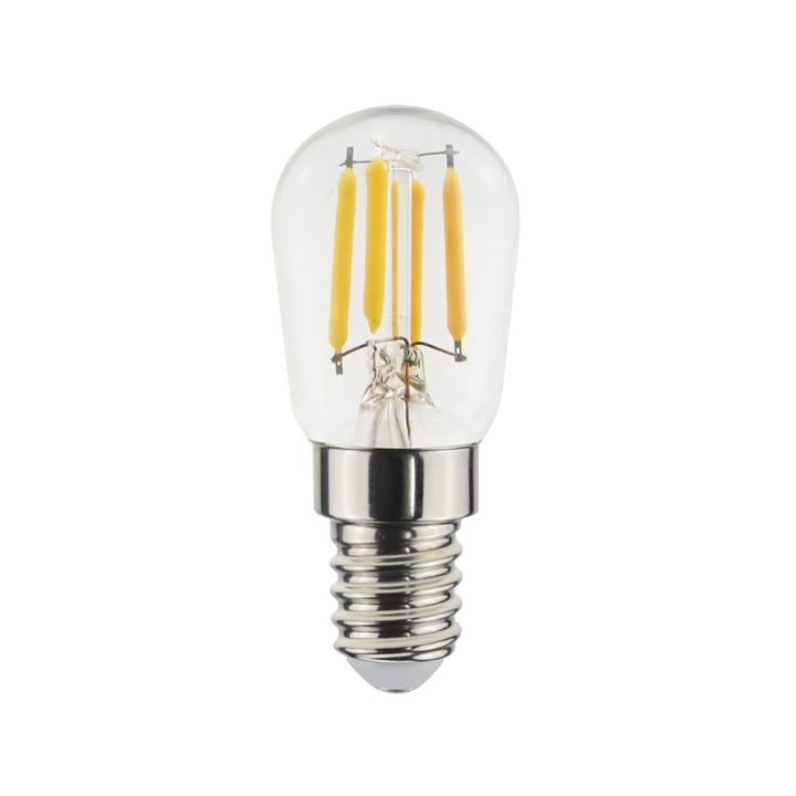 Airam Filament LED-pear E14 light source, Clear, dimmable, 4-filament Airam