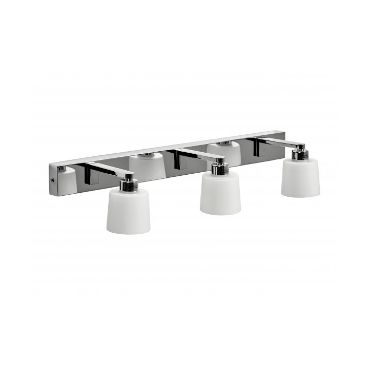 Armaturhantverk Ulvö trio bathroom lamp 60 cm Chrome