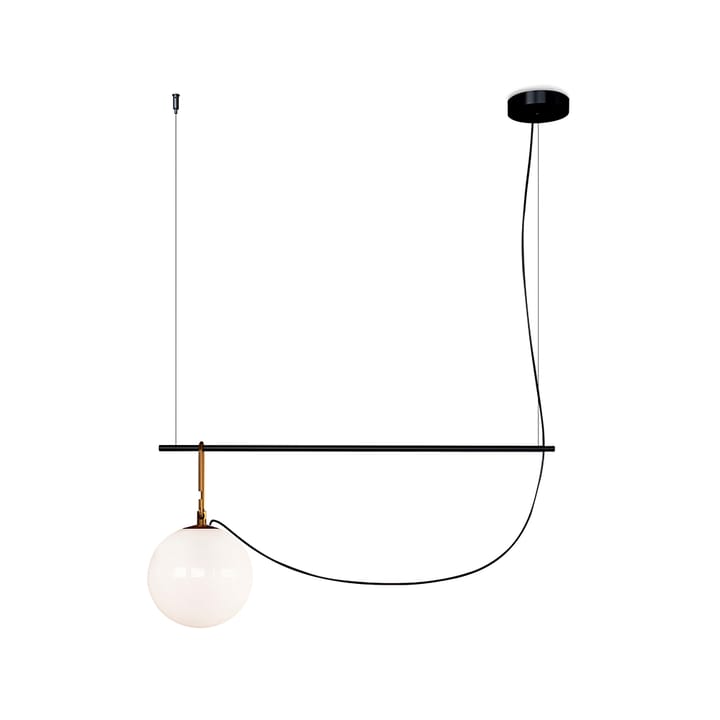 nh S2 22 pendant, Black-brass Artemide