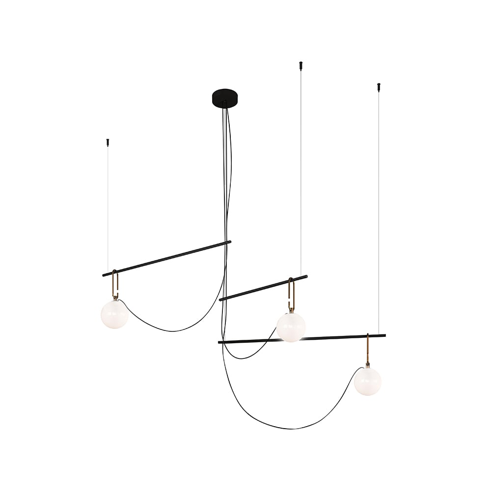 Artemide nh S3 14 pendant Black-brass