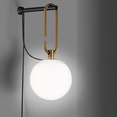 nh wall lamp, Black-brass Artemide