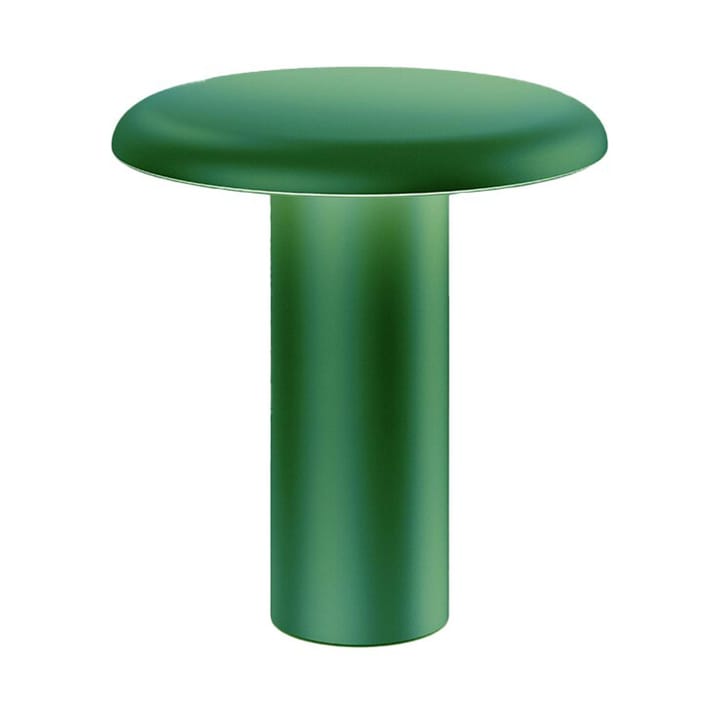 Takku portabel bordslampa 19 cm, Anodized green Artemide