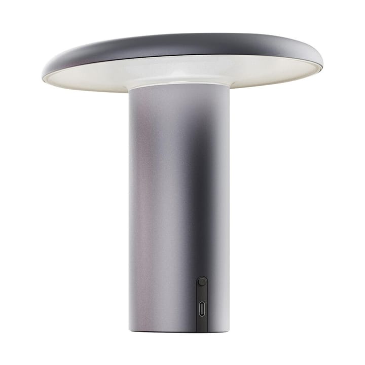 Takku portabel bordslampa 19 cm, Anodized grey Artemide