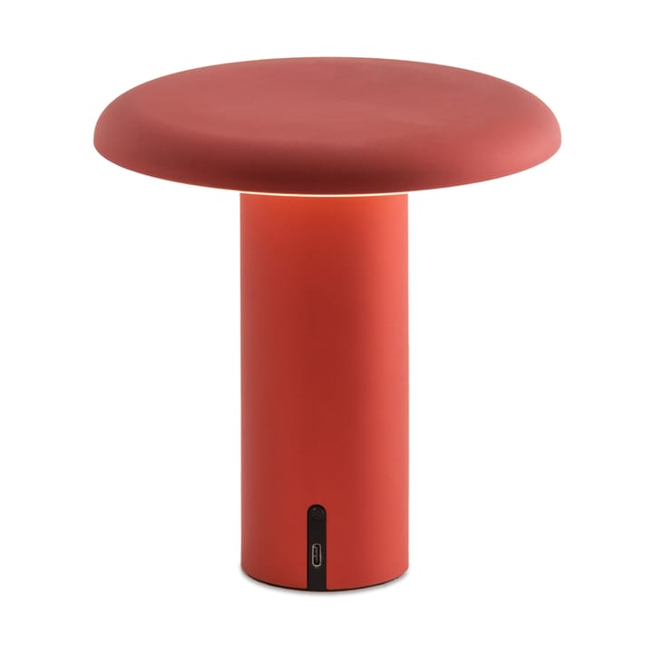 Takku portabel bordslampa 19 cm, Anodized red Artemide