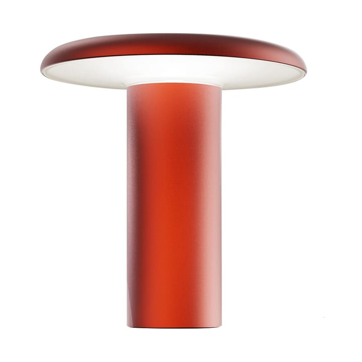 Takku portabel bordslampa 19 cm, Anodized red Artemide