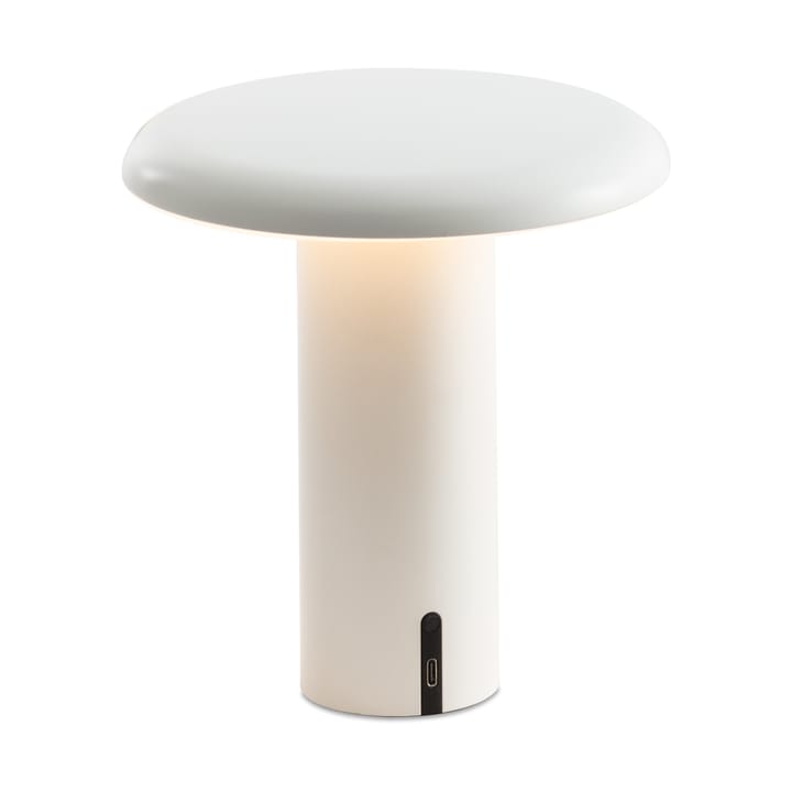 Takku portabel bordslampa 19 cm, Varnished white Artemide