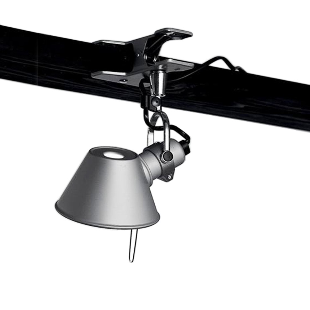 Artemide Tolomeo clip micro wall lamp Aluminium, led