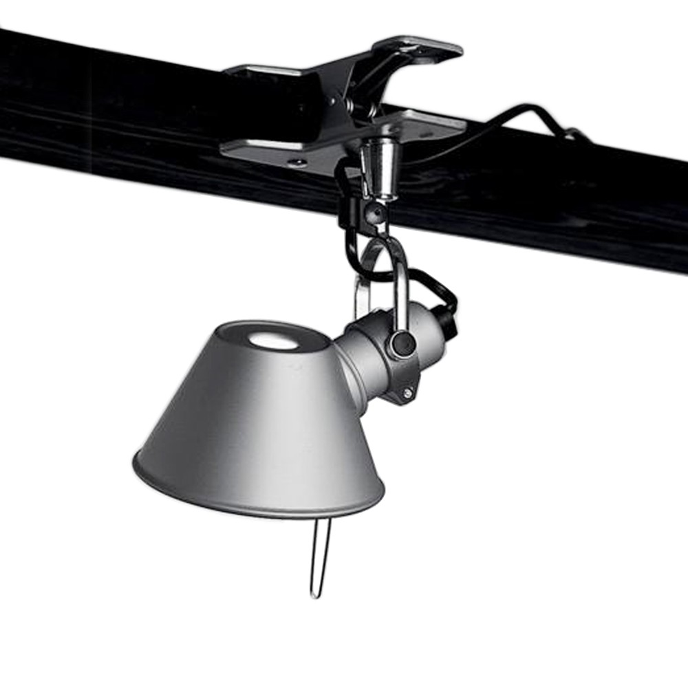 Artemide Tolomeo clip wall lamp Aluminium