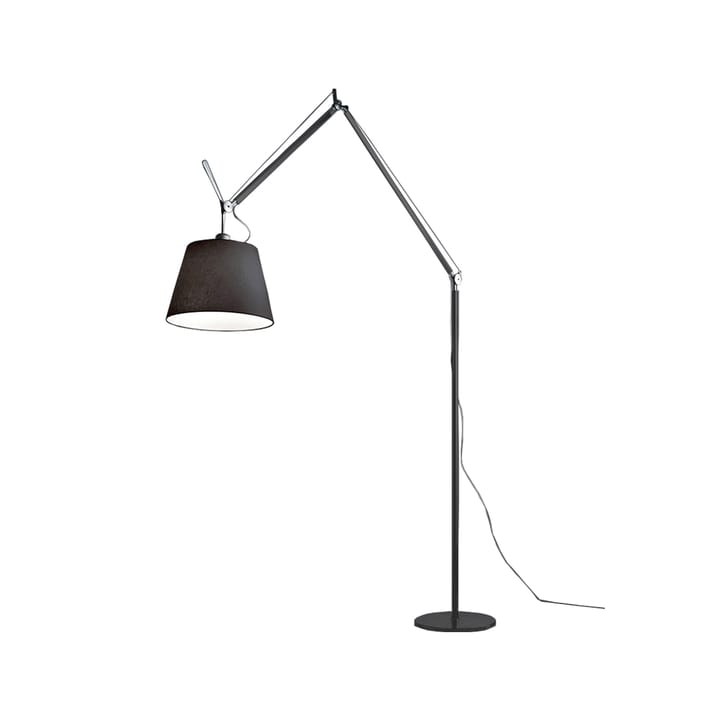 Tolomeo Mega floor lamp, Black-black, ø36cm Artemide