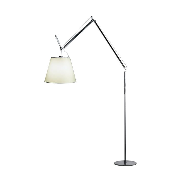 Tolomeo Mega floor lamp - Parchment black, ø42cm - Artemide