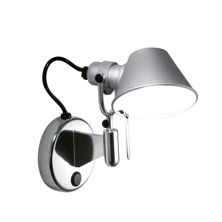 Tolomeo Micro Faretto vägglampa - Aluminium (med på/avknapp) - Artemide