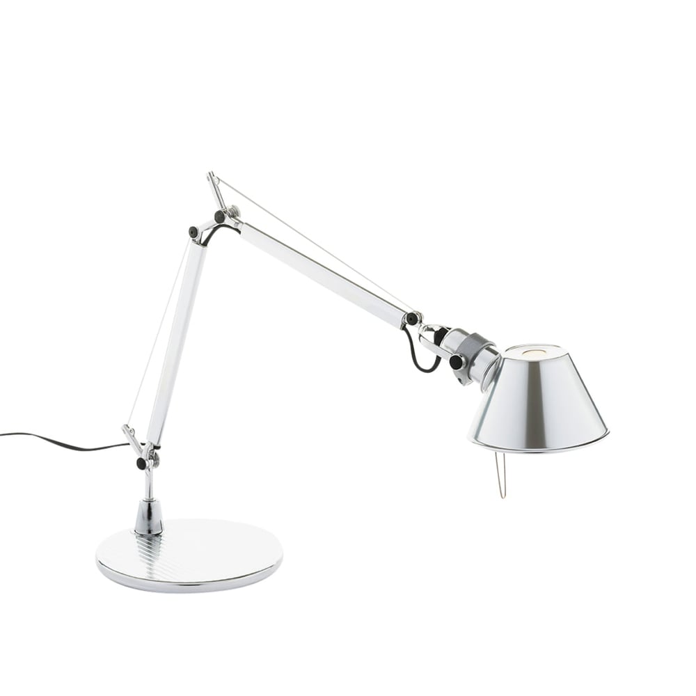 Artemide Tolomeo micro table lamp Polished aluminium