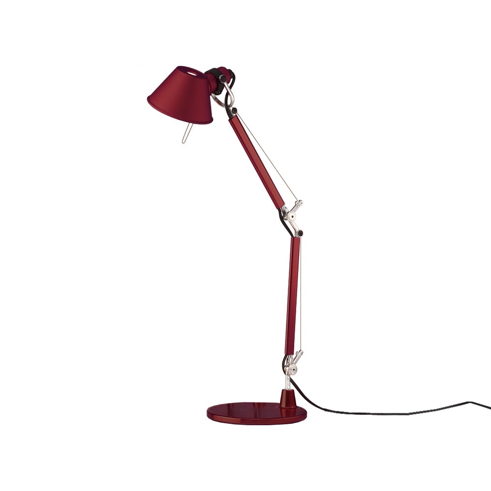 Artemide Tolomeo micro table lamp Red