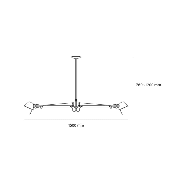 Tolomeo Pendelleuchte, Aluminium Artemide