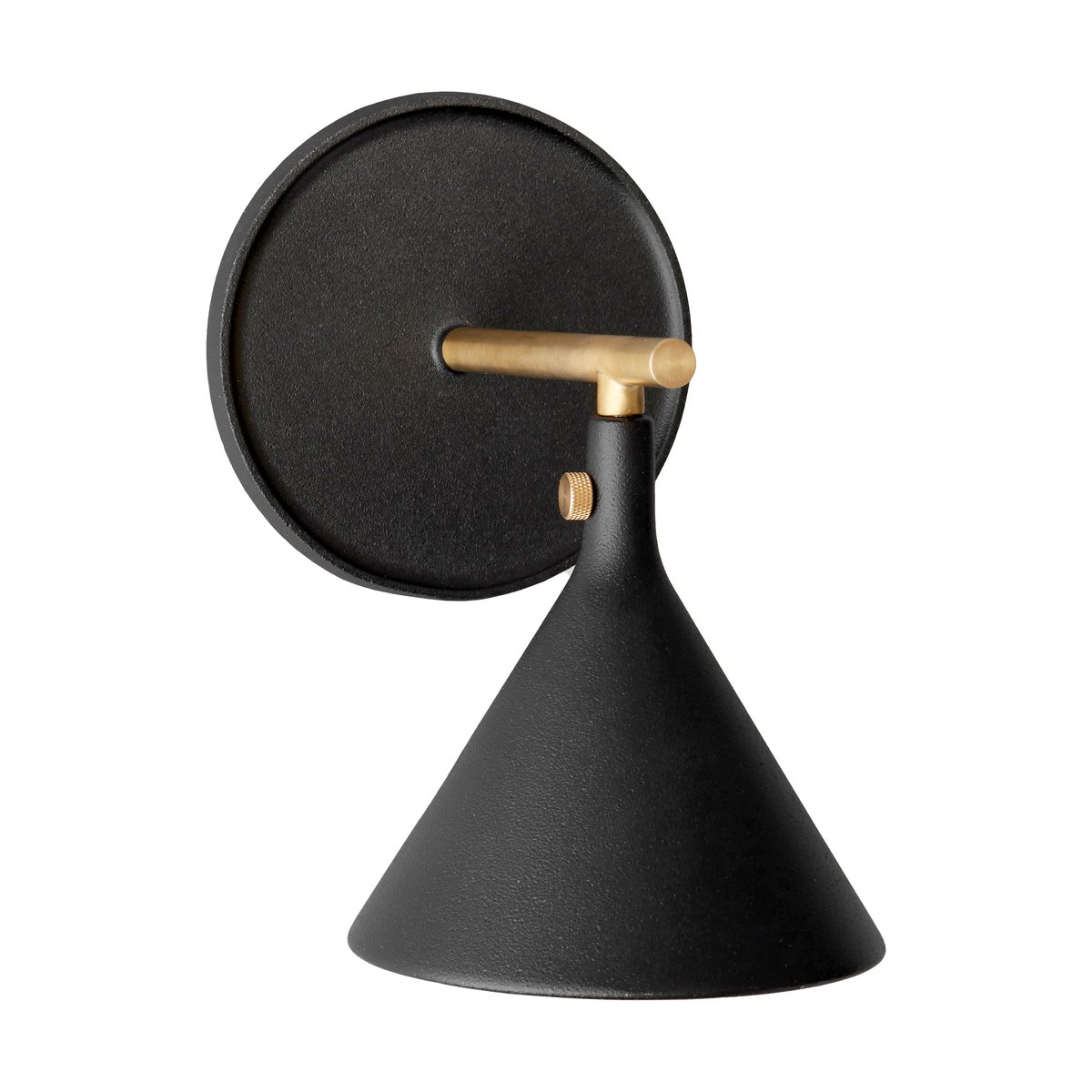 Audo Copenhagen Cast Sconce wall lamp diffuser Black