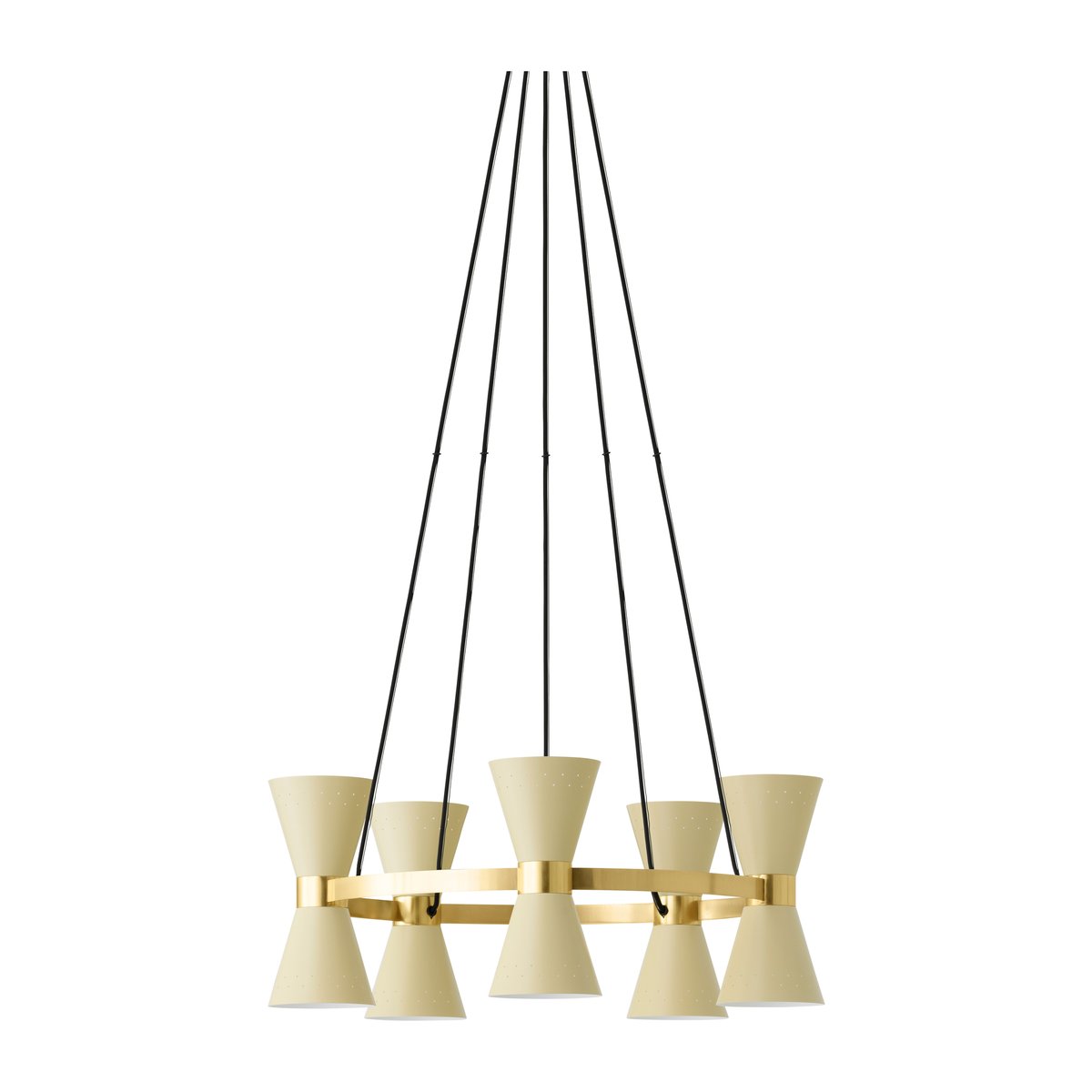 Audo Copenhagen Collector chandelier 5 Crème