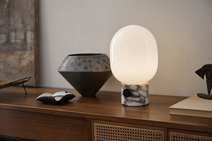 JWDA table lamp marble, Calacatta Viola- Marble Audo Copenhagen