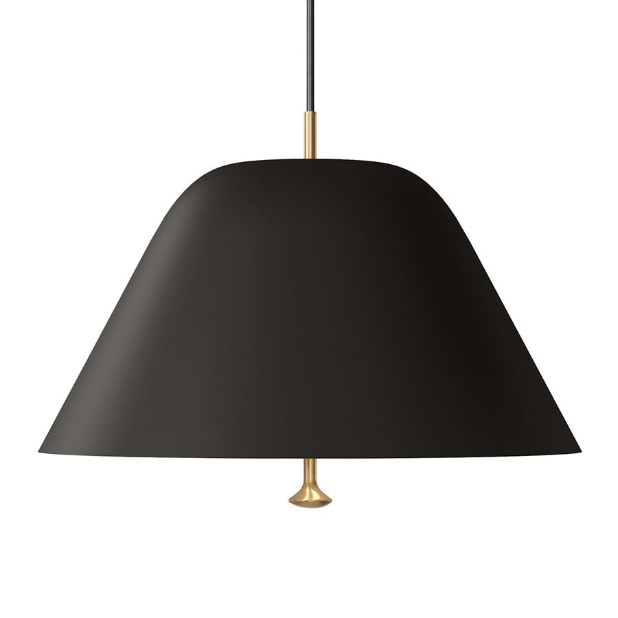 Audo Copenhagen Levitate pendant lamp Ø40 cm black-brass