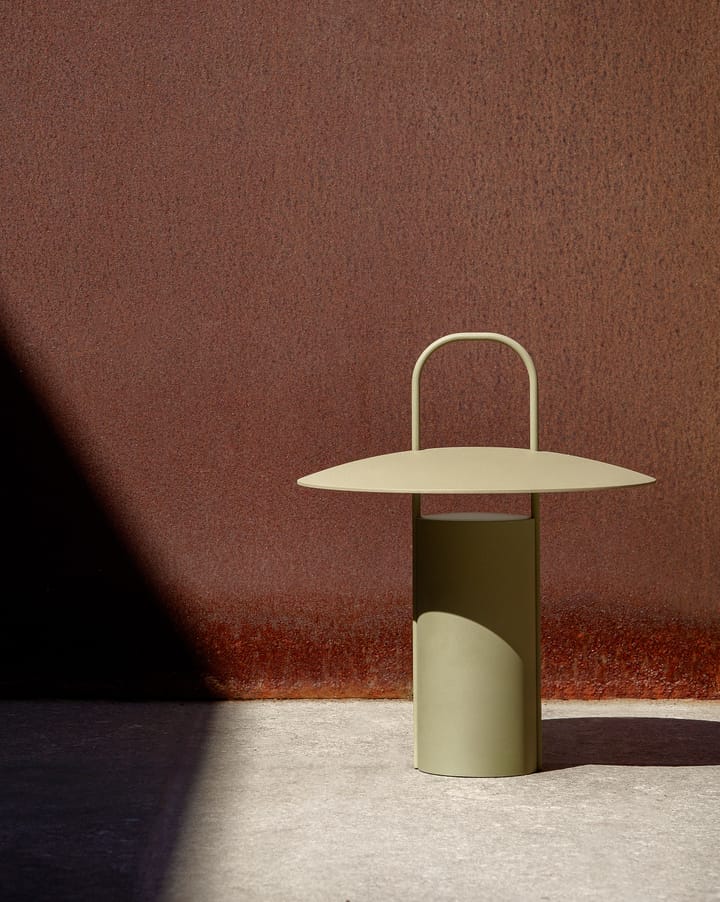 Ray table lamp portable, Dusty Green Audo Copenhagen