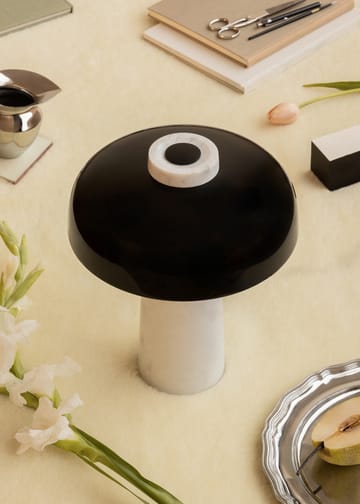 Reverse table lamp - Carrara-black - Audo Copenhagen