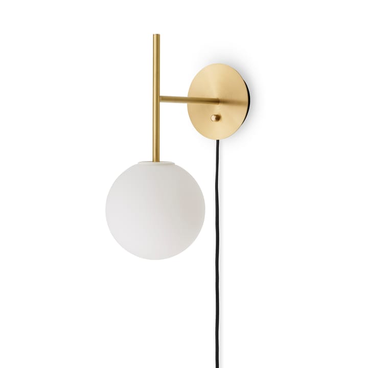 TR Bulb Suspended vägglampa, Brushed brass Audo Copenhagen