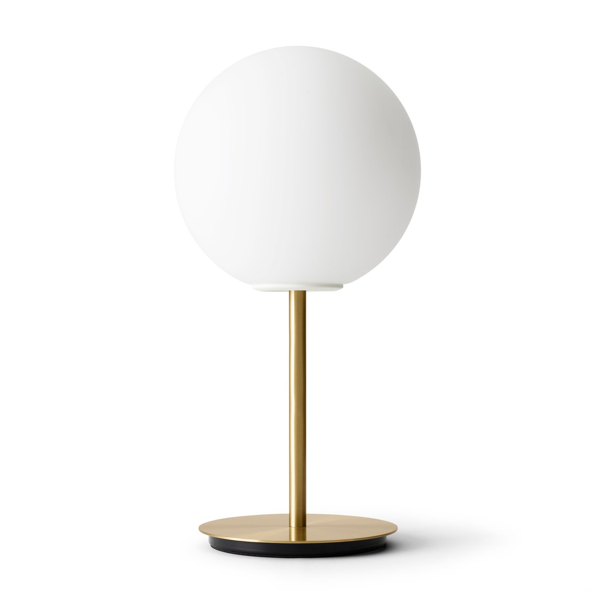 Audo Copenhagen TR table lamp brass matte opal glass