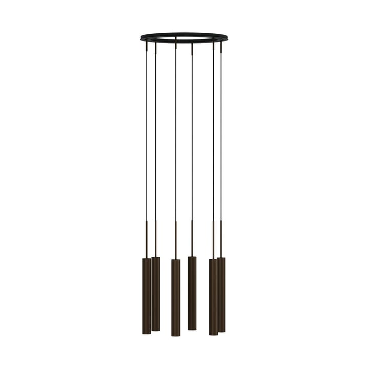 Tubulaire chandelier 6 - Anodized bronzed - Audo Copenhagen