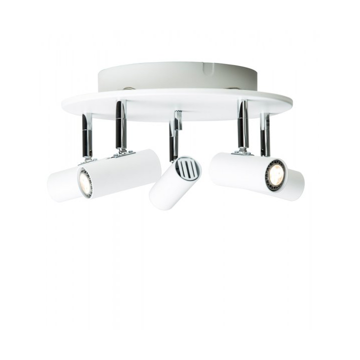 Belid Cato 5-spotlight roundabout Ø24 cm White