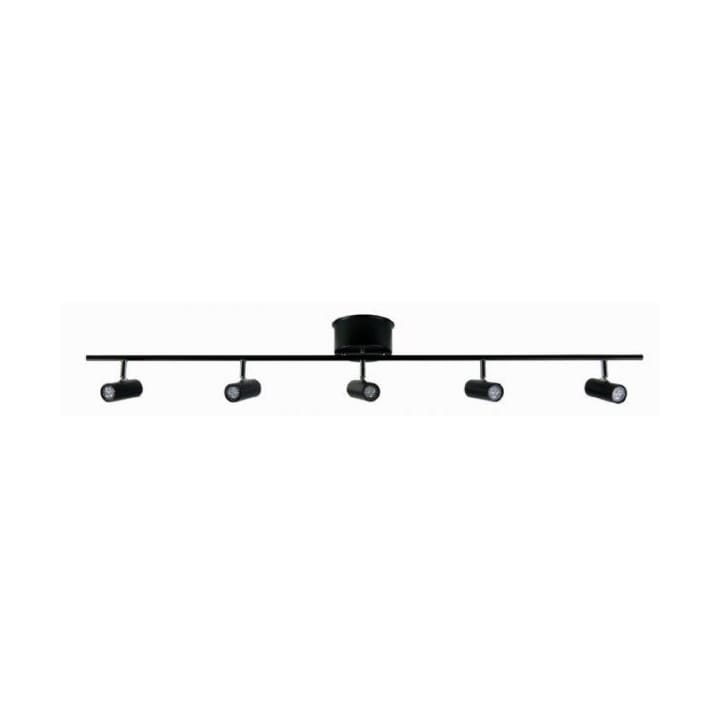 Cato 5-spotlight straight 120 cm, Black Belid