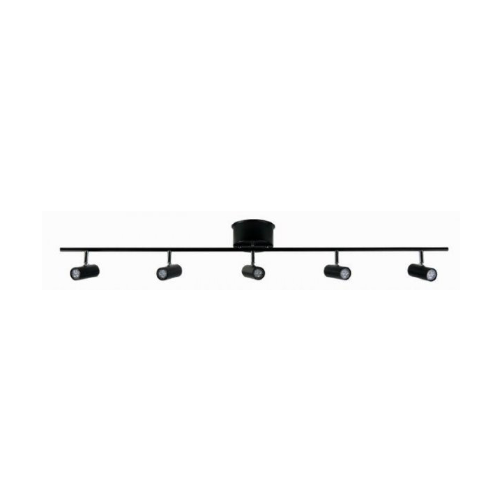 Belid Cato 5-spotlight straight 120 cm Black