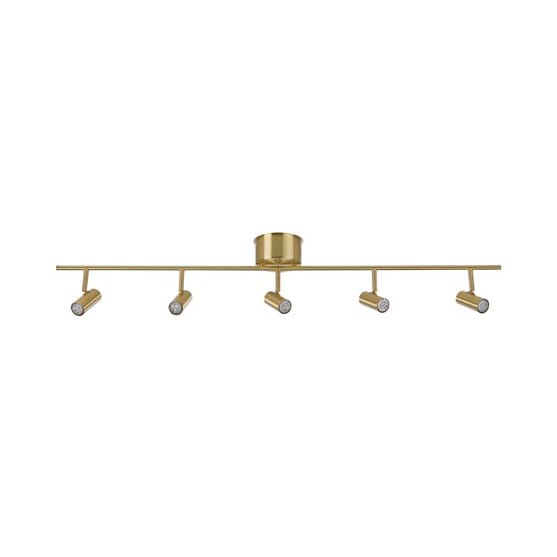 Cato 5-spotlight straight 120 cm - Brass - Belid