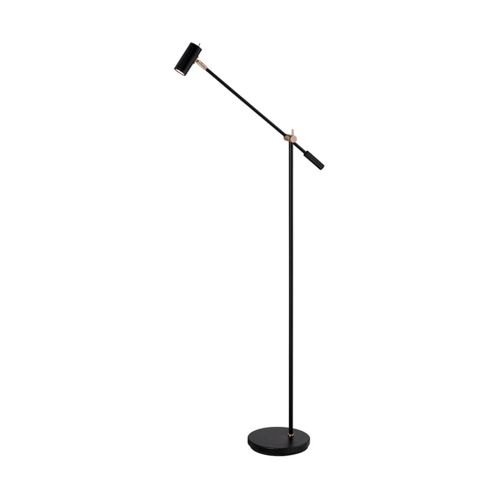 Cato floor lamp 134 cm - Matte black-brass - Belid