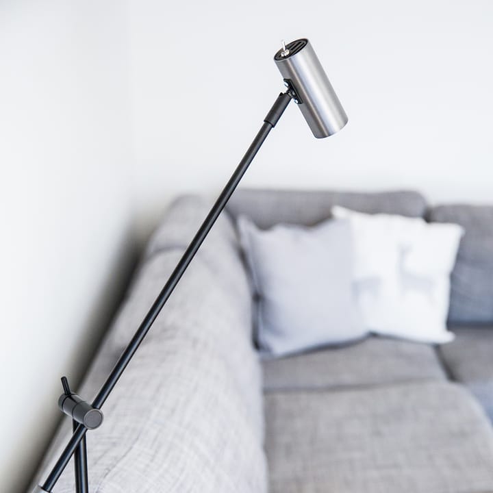 Cato floor lamp, oxide grey-black Belid