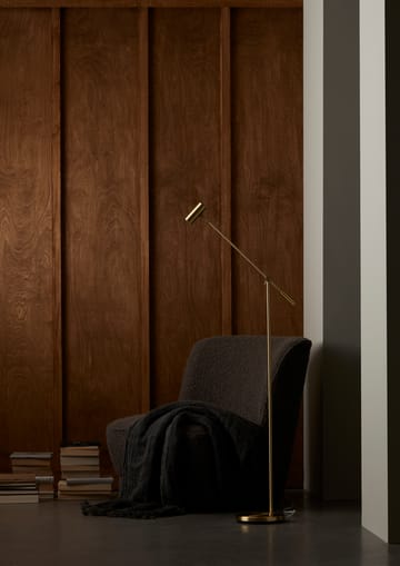 Cato floor lamp - polished brass - Belid