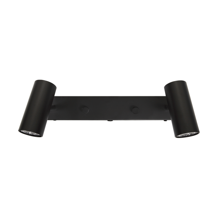 Cato wall lamp double - Matte black - Belid