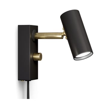 Cato wall lamp - Matte black-brass - Belid