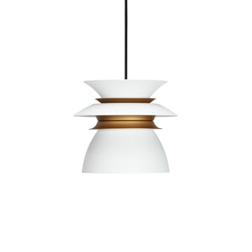 Diablo ceiling lamp Ø16.5 cm - Matte white-brass - Belid