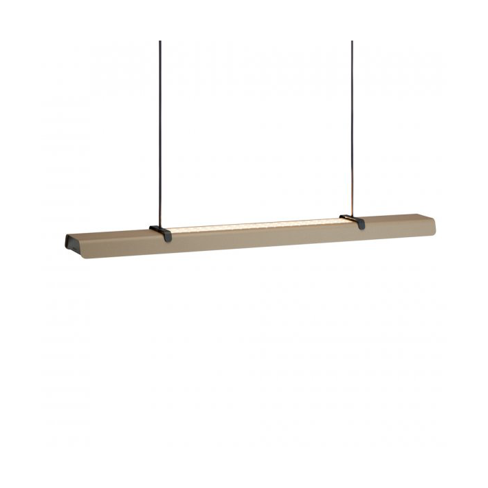 Belid Fold office pendant lamp 110 cm Brown