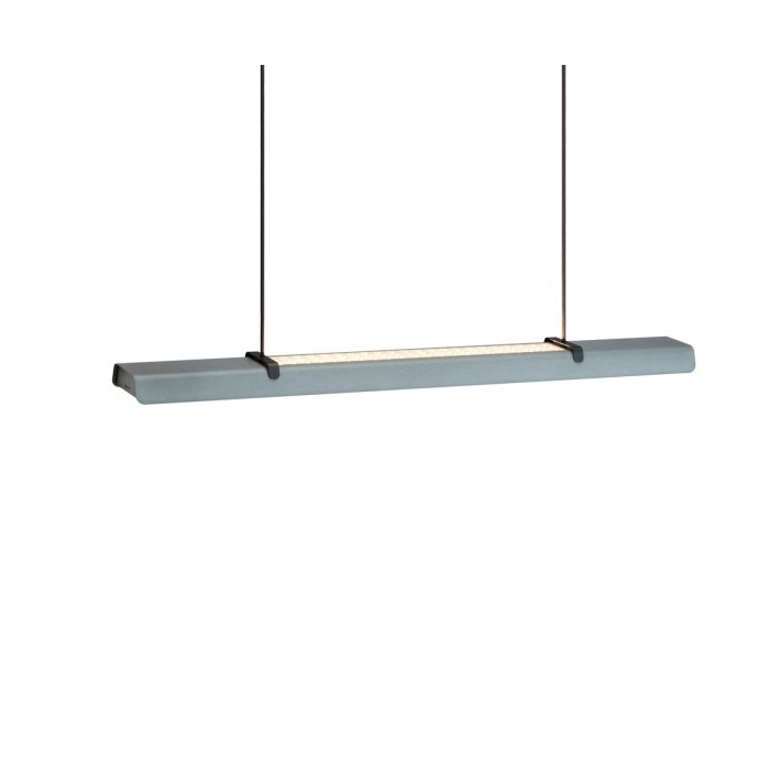 Belid Fold office pendant lamp 110 cm Concrete