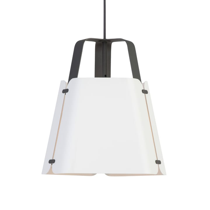 Fold pendant lamp Ø34 cm, antracit-white-stucture Belid