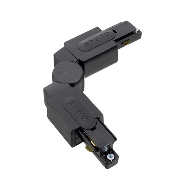 GB24-2 Rotatable Coupler for Global Track - Matte Black - Belid