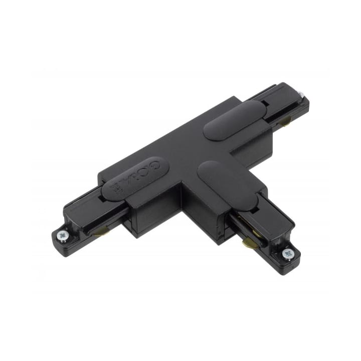 GB36-2 T-connector for global track - Matte black - Belid