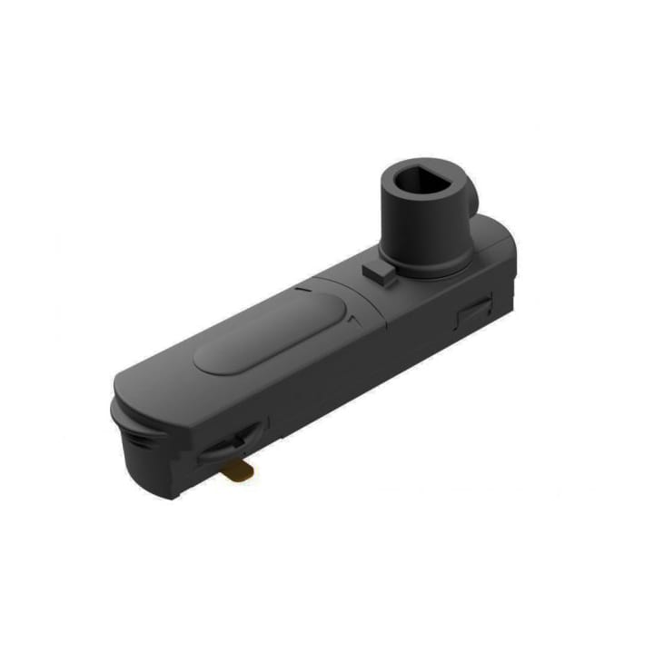 GB66-2 1-phase adapter for pendant including strain relief - Black - Belid