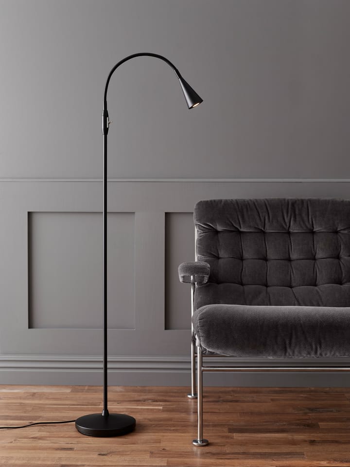 Ledro floor lamp, Matte black Belid