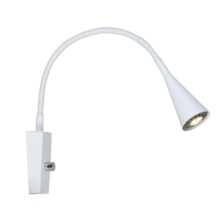 Ledro wall lamp, matte white Belid