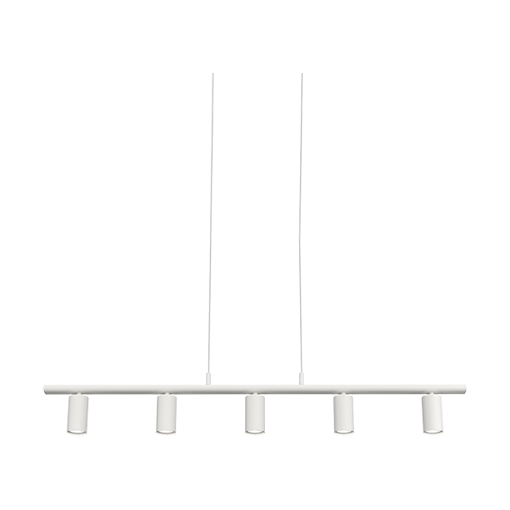 Belid Lucy Pendelleuchte 5 Lichter 114,8 cm Weiß