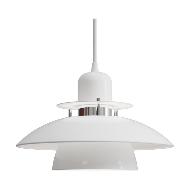 Primus IV pendant Ø28 cm, Glossy white-chrome Belid